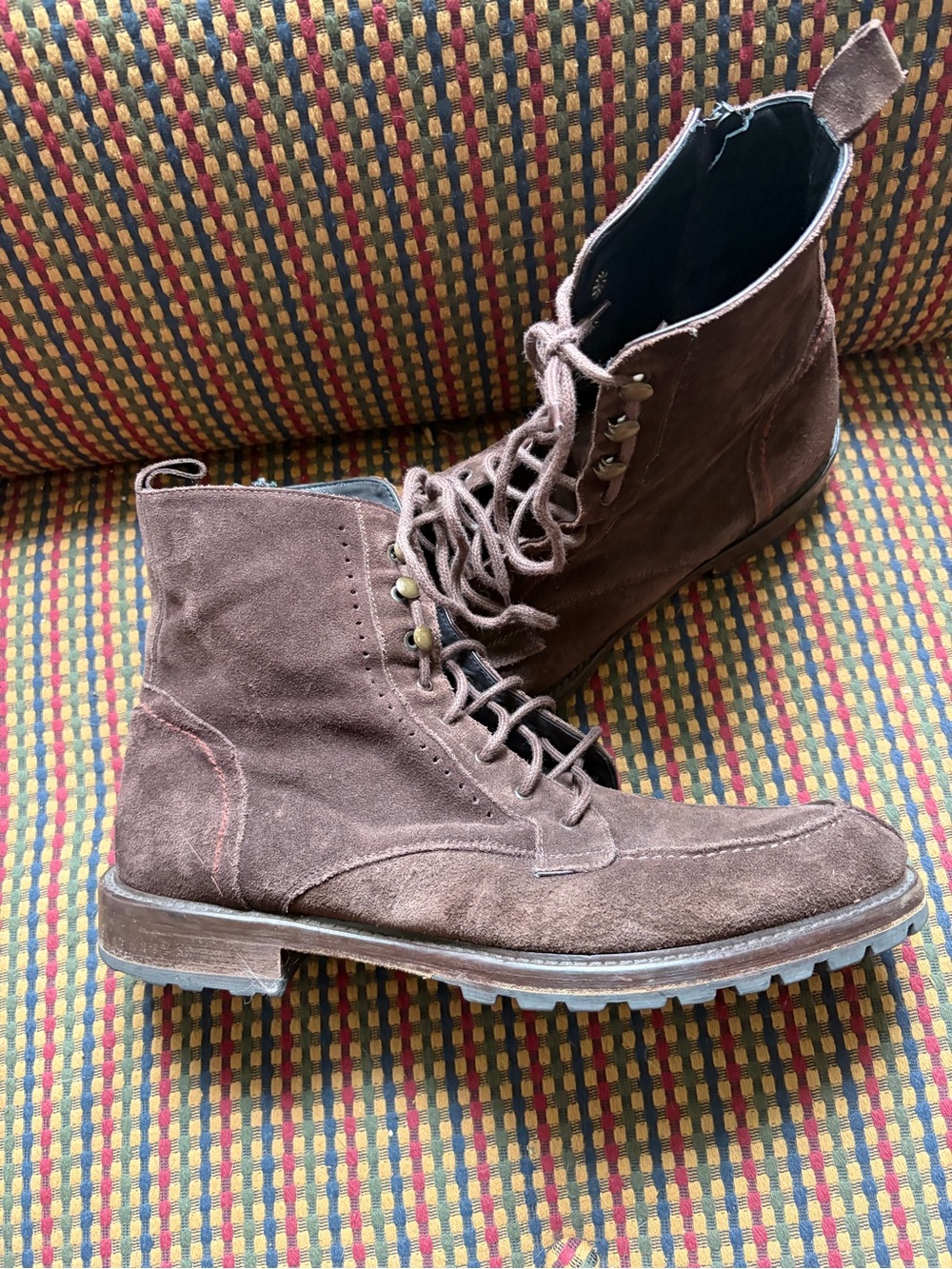 Ankari Floruss Brown Suede Boots
